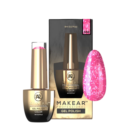 Makear UV Gel Polish S58 Pink Star