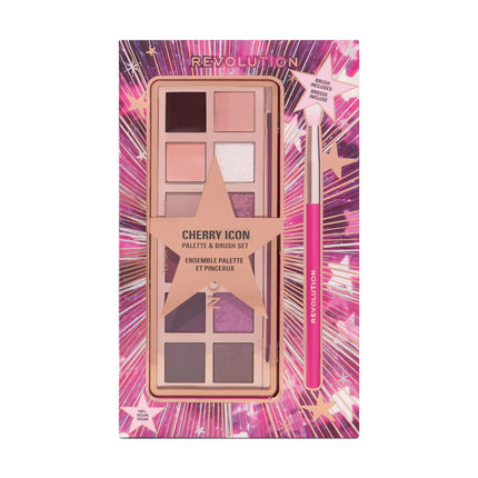 Makeup Revolution Berry Icon Eye Shadow Palette and Brush Set