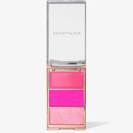 Makeup Revolution Blush Icon Palette Hot Pink Flag