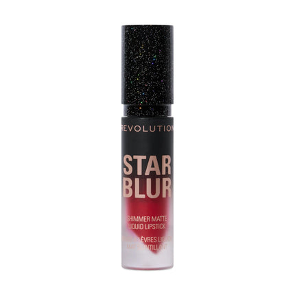 Makeup Revolution Star Blur Shimmer Matte Liquid Lip Scarlet Ruby