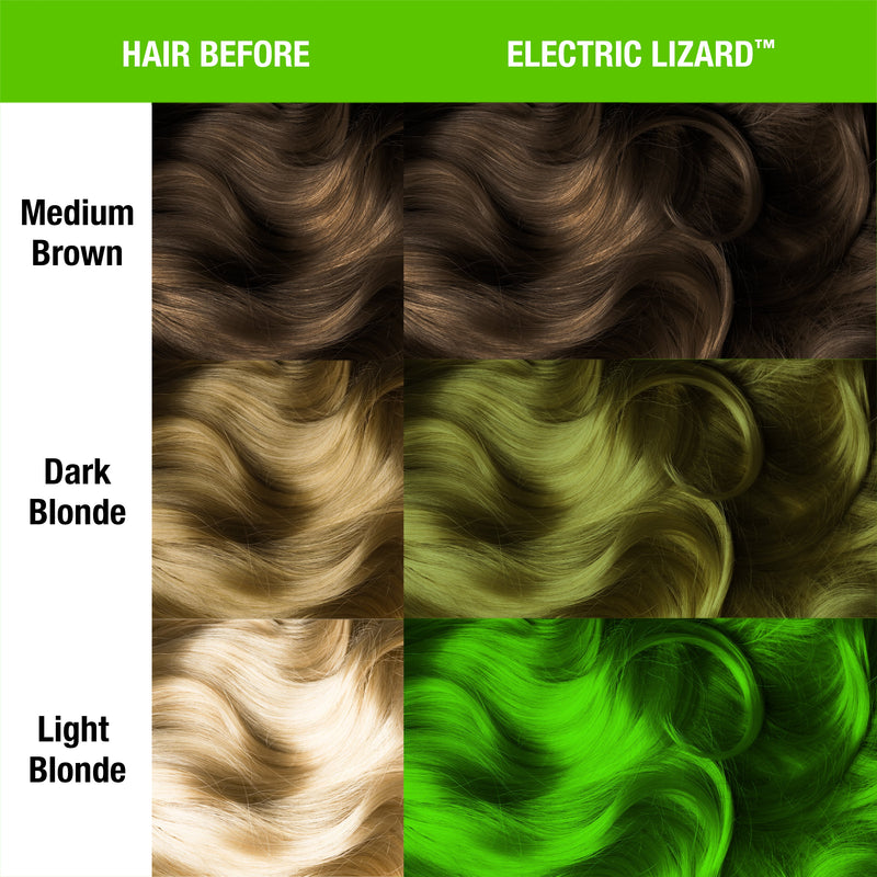 Manic Panic High Voltage Classic Cream Formula Electric Lizard, neon groene haarverf, foto 2 van 4