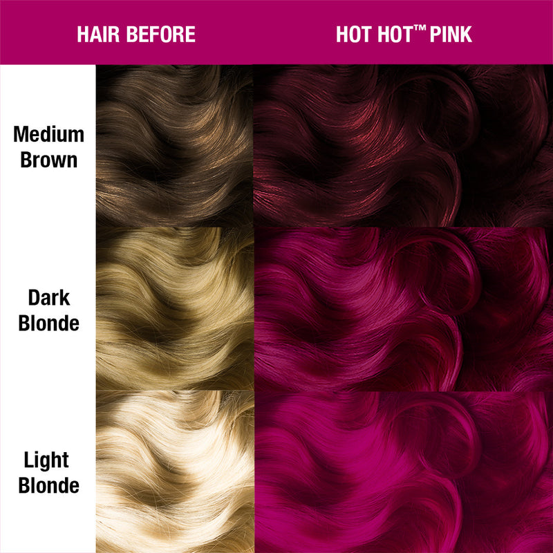 Manic Panic High Voltage Classic Cream Formula Hot Hot Pink, semi-permanente haarverf, foto 2 van 6