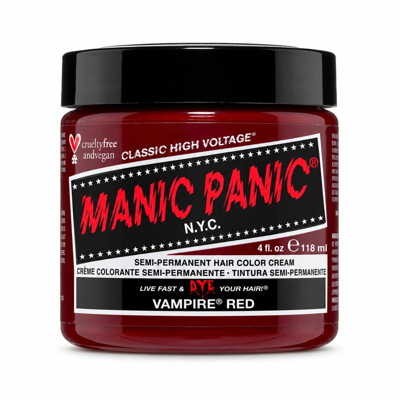 Manic Panic High Voltage Classic Cream Formula Vampire Red, dieprode semi-permanente haarverf