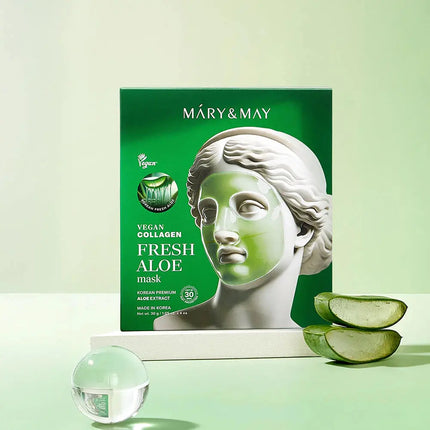 Mary & May Vegan Collagen Fresh Aloe Mask