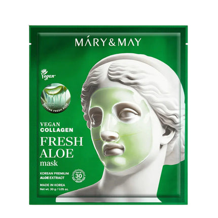 Mary & May Vegan Collagen Fresh Aloe Mask