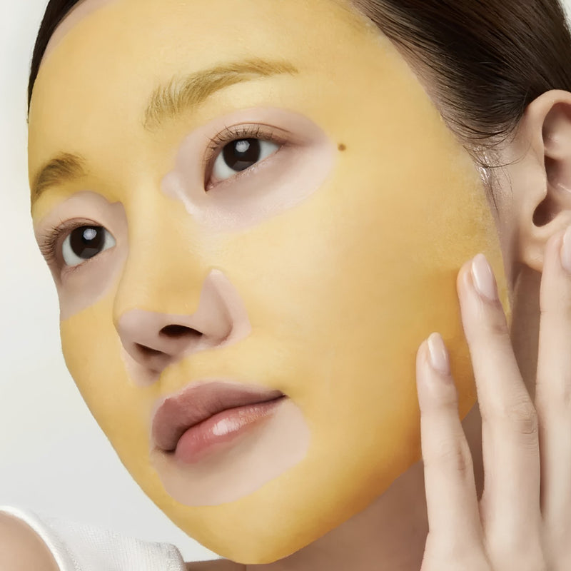 Medicube Deep Vita C Glutathione Brightening Mask, een sheet mask voor een stralende en egale huid.