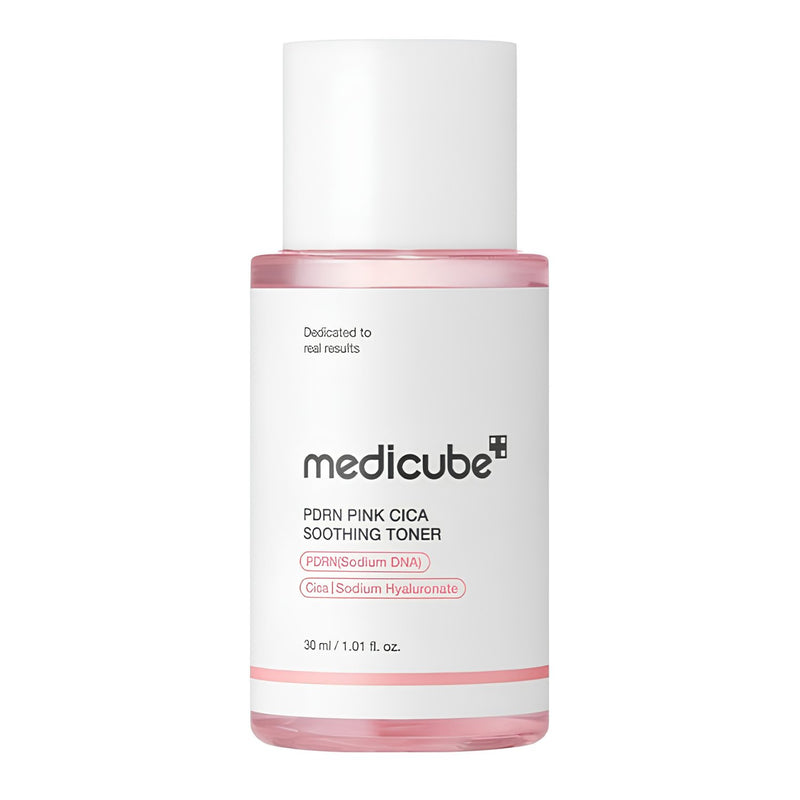 Medicube PDRN PINK CICA Soothing Toner, kalmerende en herstellende toner voor de huid.
