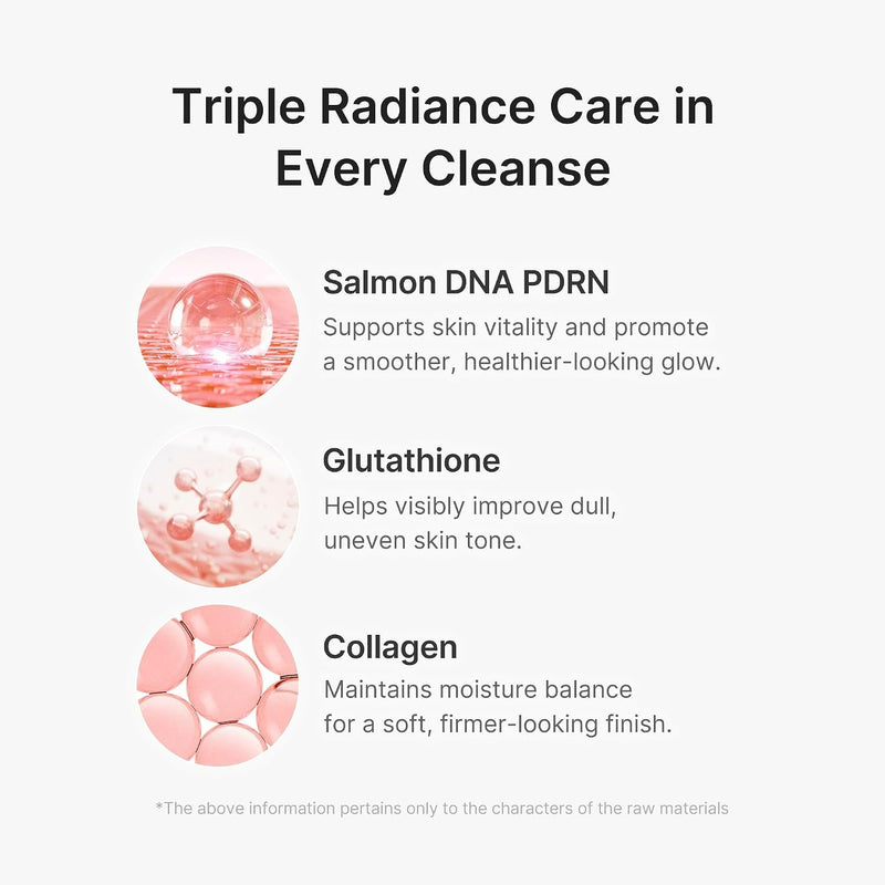 Medicube PDRN PINK Glutathione Capsule Cleansing FOAM, gezichtsreinigingsfoam voor een egale huid