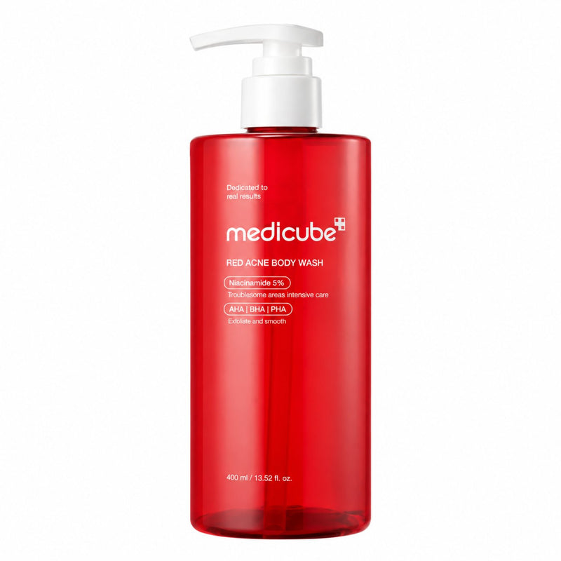 Medicube Red Acne Body Wash 2.0, een effectieve body wash voor de onzuivere huid