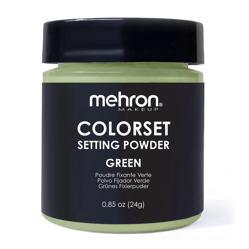 Mehron Makeup Colorset Setting Powder Green