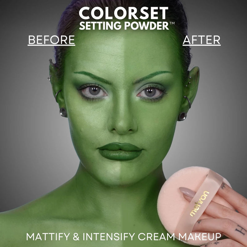 Mehron Makeup Colorset Setting Powder Green