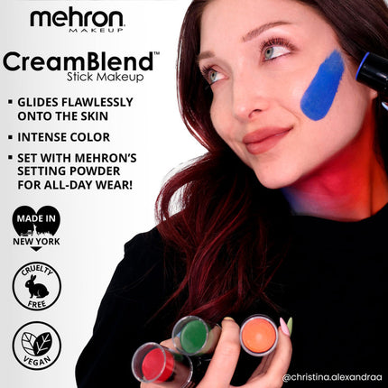 Mehron Makeup CreamBlend Stick Blue
