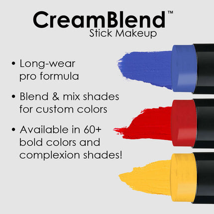 Mehron Makeup CreamBlend Stick White