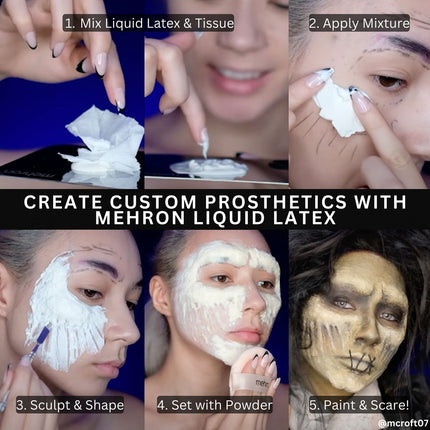 Mehron Makeup Latex Clear 130 ml.