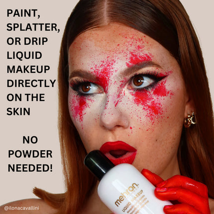 Mehron Makeup Liquid Makeup Blue