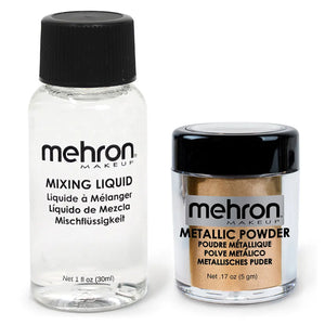 Metallic Powder Gold with Mixing Liquid