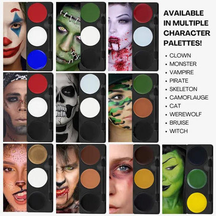Mehron Makeup Tri-Color Makeup Palette Pirate