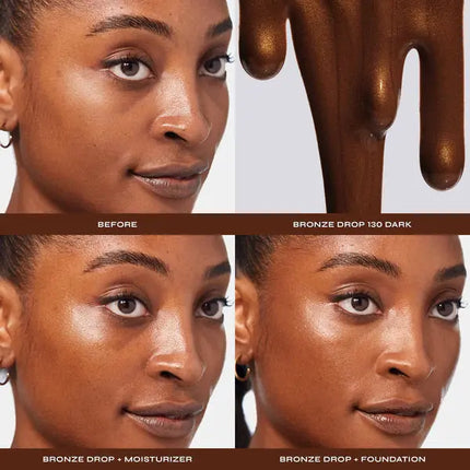 Milani Conceal + Perfect Sun Kissed Liquid Bronzing Drops 130 Dark