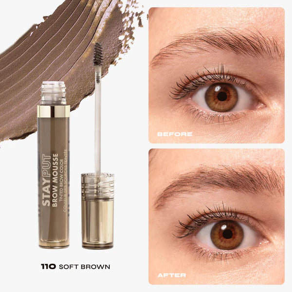 Milani Stay Put Tinted Brow Mousse 110 Soft Brown