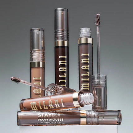 Milani Stay Put Tinted Brow Mousse 130 Dark Brown