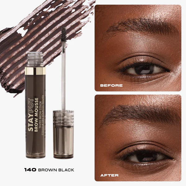 Milani Stay Put Tinted Brow Mousse 140 Brown Black
