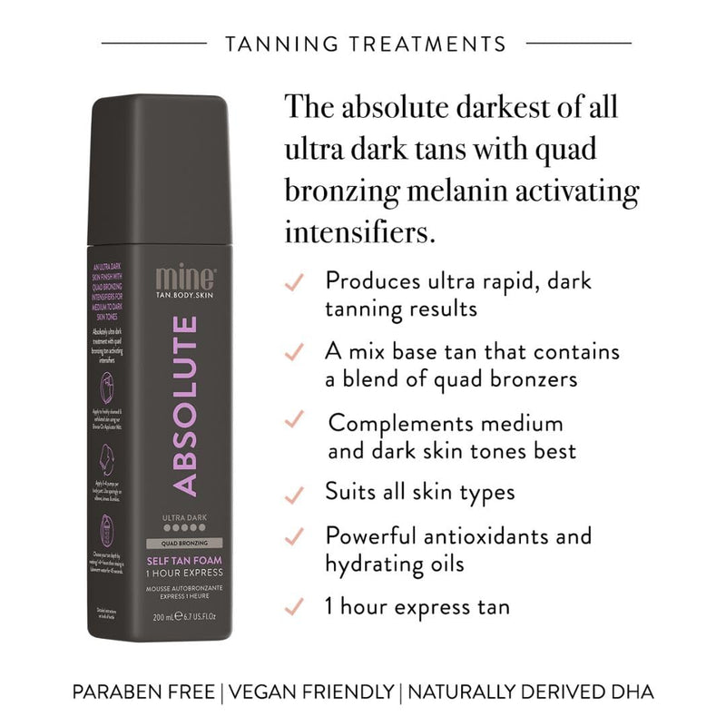 MineTan Absolute Self Tan Foam