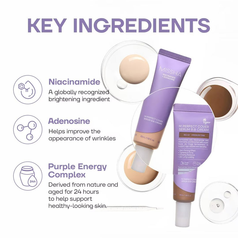 Missha M Perfect Cover Serum B.B Cream Pro 33 Tan