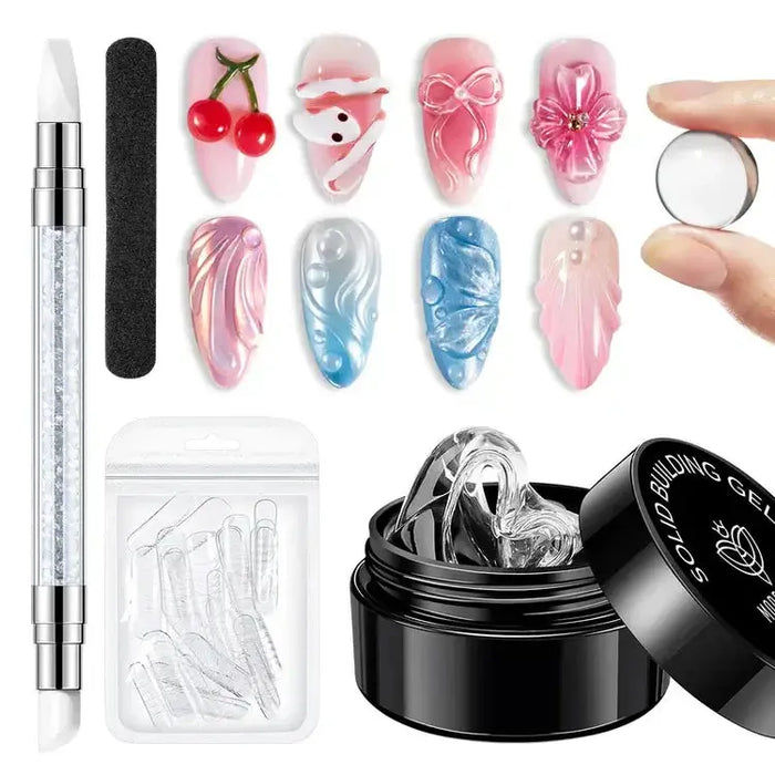 Non-Stick Hands Solid Builder Gel Kit