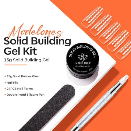 Modelones Non-Stick Hands Solid Builder Gel Kit