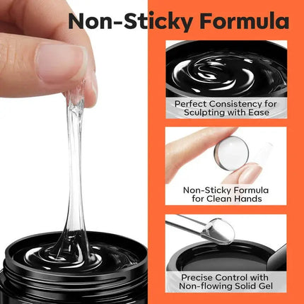 Modelones Non-Stick Hands Solid Builder Gel Kit