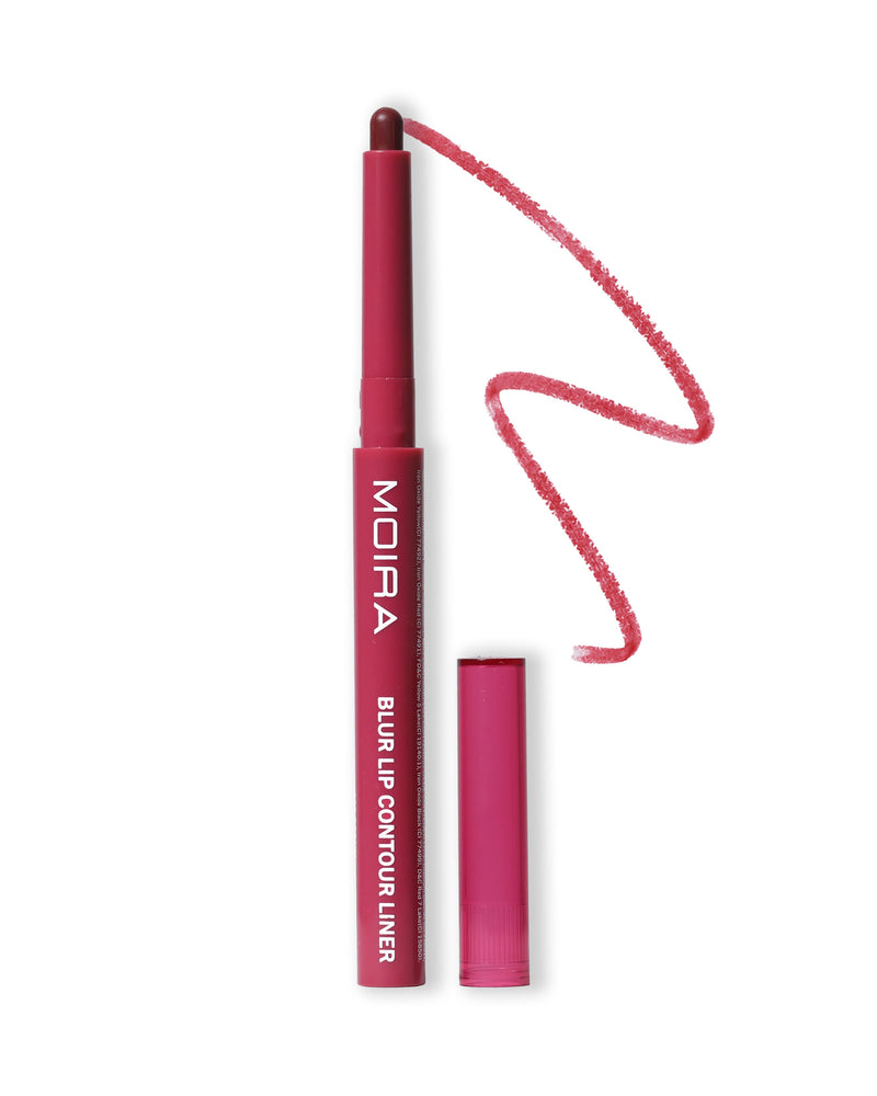 Moira Blur Lip Contour Liner 009 Peony, romige lipliner met blurring effect