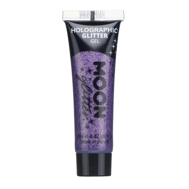 Moon Creations Holographic Glitter Gel Purple
