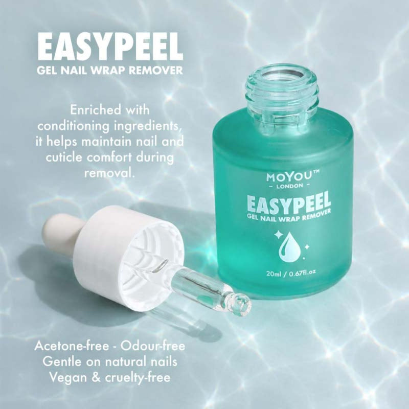MoYou London Easypeel Gel Wrap Remover, remover voor gel nagelwraps