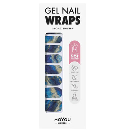 MoYou London Non-UV Gel Wraps Cosmic Zone