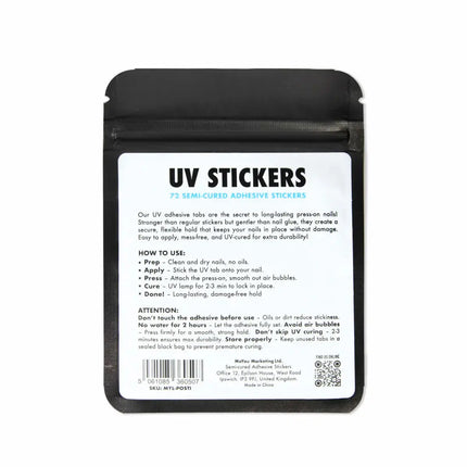 MoYou London UV Adhesive Stickers For Press Ons