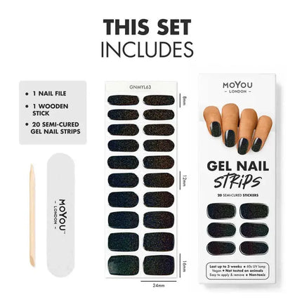MoYou London UV Gel Strips Magic Cocoa