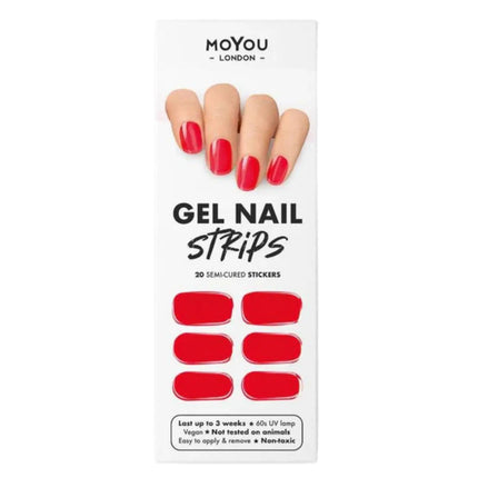 MoYou London UV Gel Strips Red Riding Hood