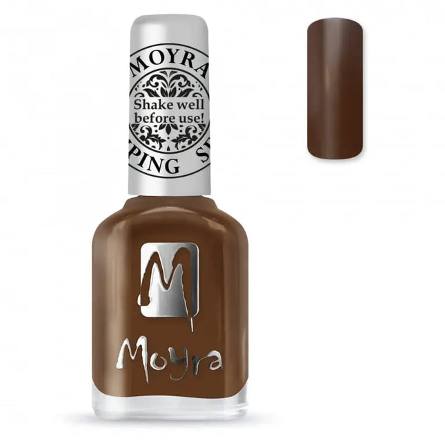 Moyra Stamping Nail Polish No. 13 Dark Brown