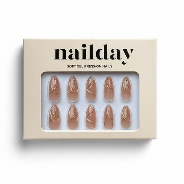 Nailday Soft Gel Press-On Nails Oh My Bow