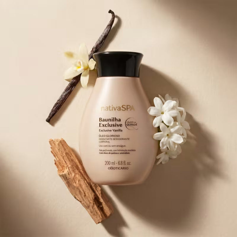 Native Nativa Spa Madagascar Vanille Hydrating Oil, hydraterende lichaamsolie met vanillegeur