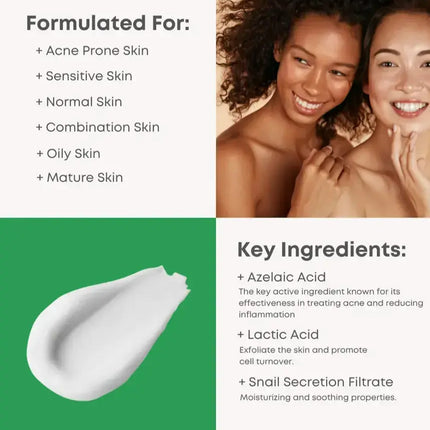 Nine Less A-Control 10% Azelaic Acid Cream 15 ml.