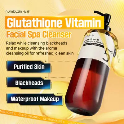 Numbuzin No.5+ Glutathione Vitamin Facial Spa Cleanser