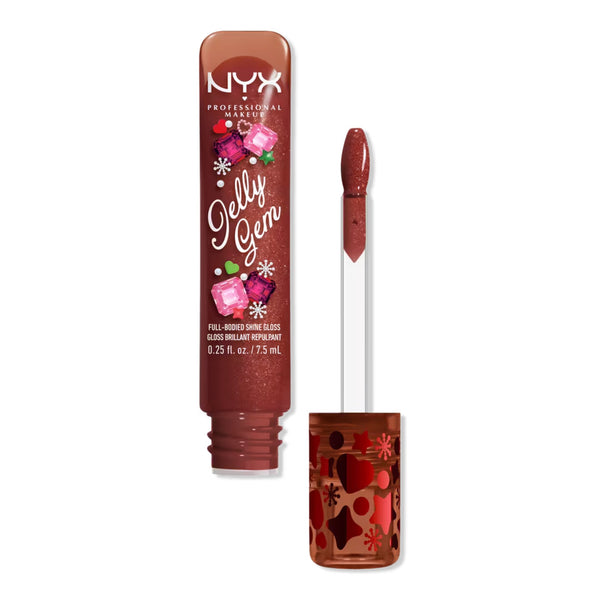 NYX Professional Makeup Bling the Halls Jelly Gem 03, lipgloss met multidimensionale sparkle