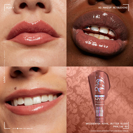 NYX Professional Makeup Bridgerton Royal Gloss 02 Praline
