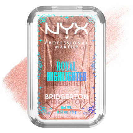 NYX Professional Makeup Bridgerton Royal Highlighter 01 Iridescent Peach