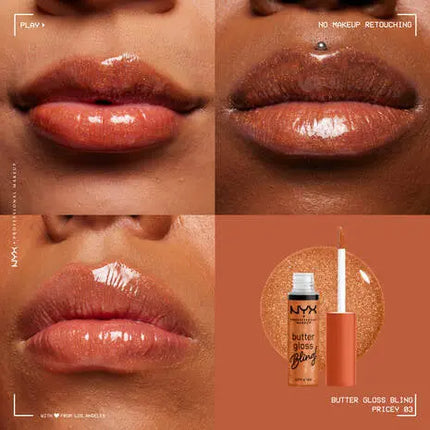 NYX Professional Makeup Butter Gloss Bling  Pricey