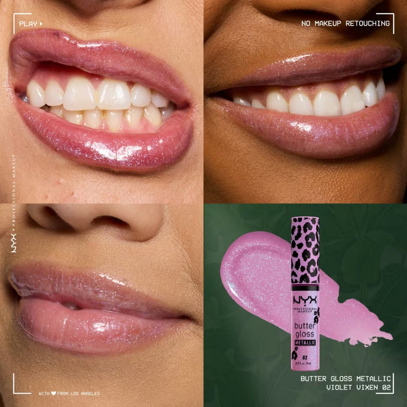 NYX Professional Makeup Butter Gloss Bling Violet Vixen 2