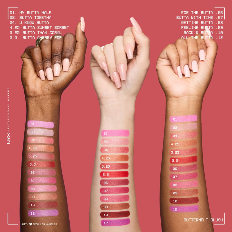NYX Professional Makeup Buttermelt Blush Butta Sunset Sorbet