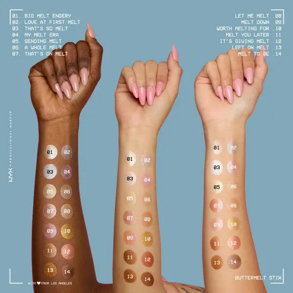 NYX Professional Makeup Buttermelt Highlighter Stix Melt You Later