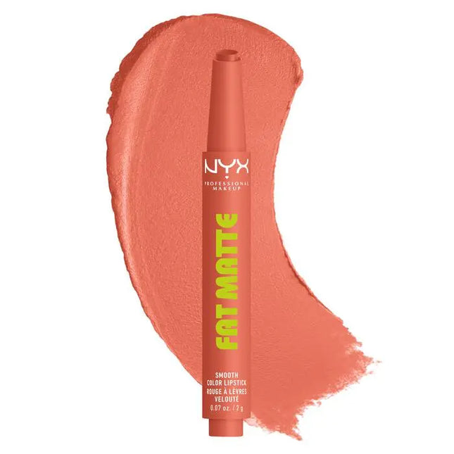 NYX Professional Makeup Fat Matte Smooth Color Lipstick Cashmere Cutie
